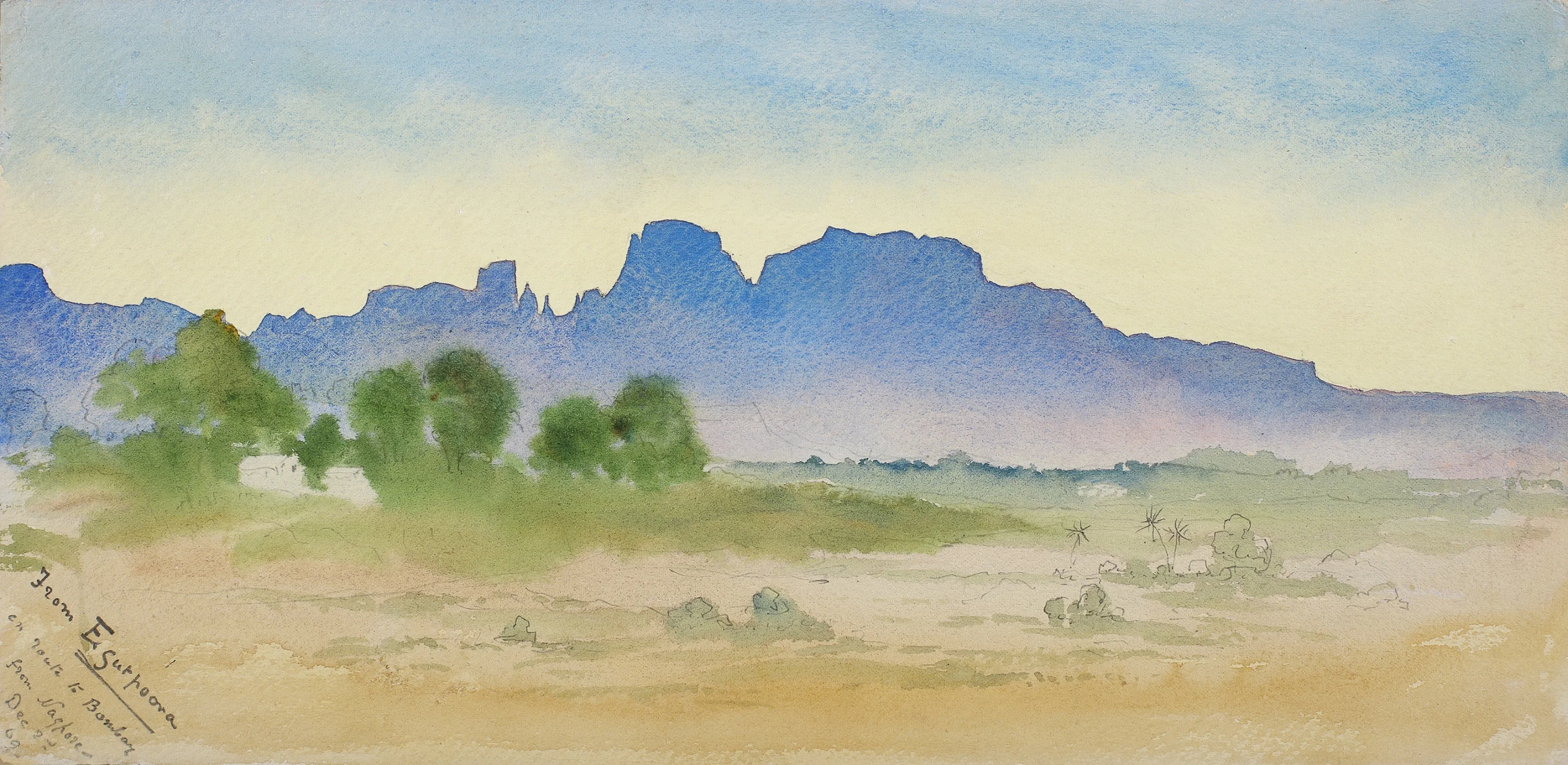 Constance Frederica  Gordon-Cumming - From Egutpoora, en route to Bombay