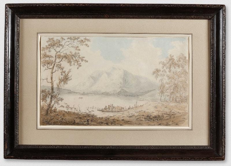 John Laporte - A view of Derwentwater from the east side