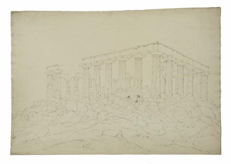 William Page - Aegina: Aphaia Temple from the southeast