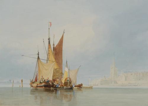Boats off Cologne