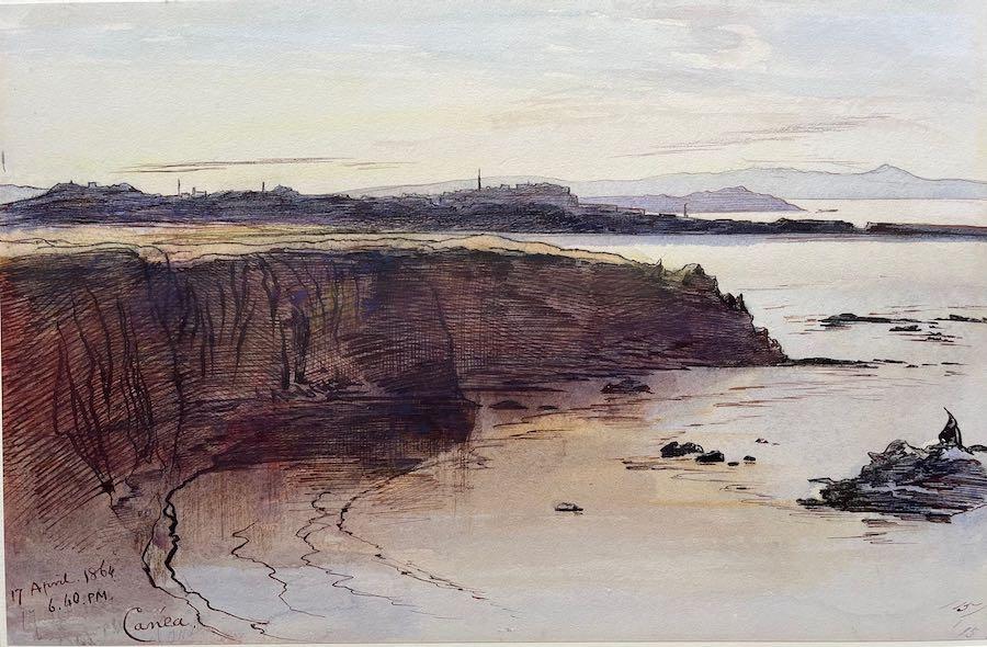 Edward Lear - Canéa, (Haniá), Crete