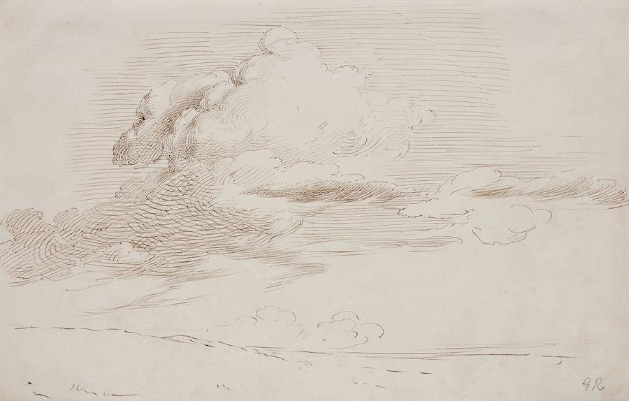 George Richmond, R.A. - Cloud study