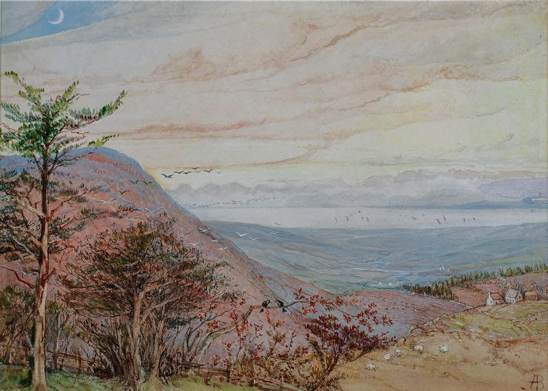 Alice Boyd - Coastal landscape by moonlight