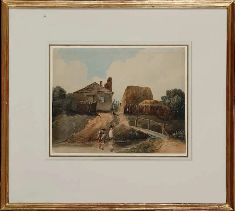 David Cox, RWS - Collecting water