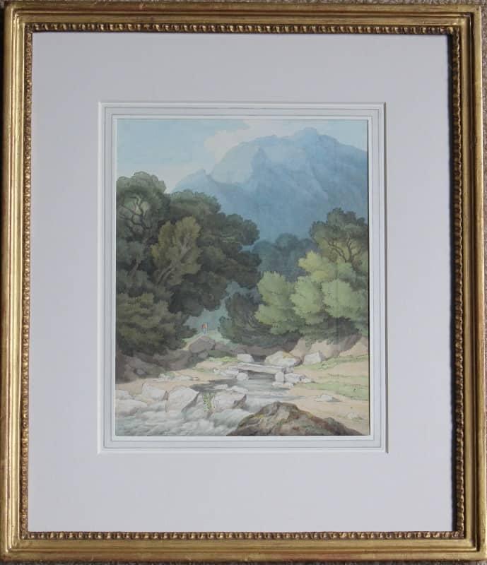 John White Abbott - Downstone Rock from Saugh Mill, Devon