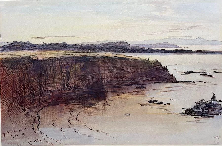 Edward Lear - Canéa, (Haniá), Crete
