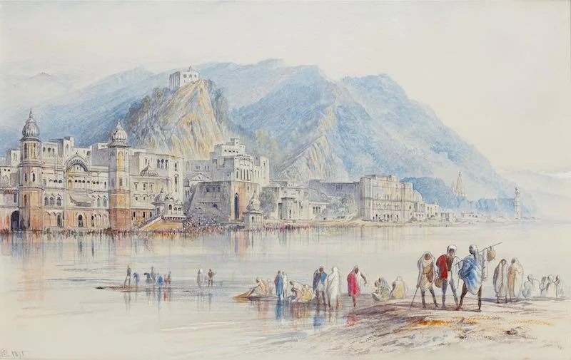 Edward Lear - Hardwar, India