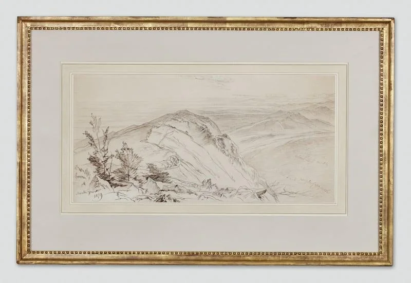 Edward Lear - The plains of Lombardy from Monte Generoso