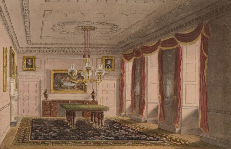 English School - The dining room, Fairford Park, Gloucestershire