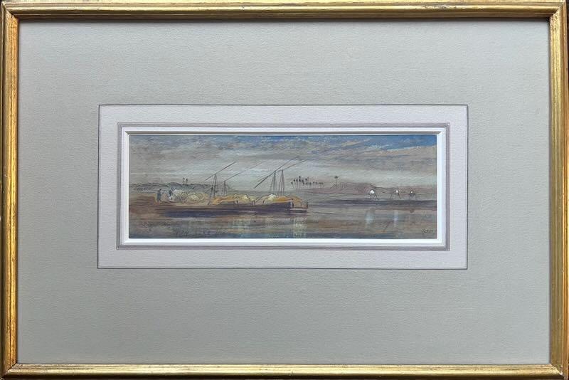 Edward Lear - Feluccas on the Nile