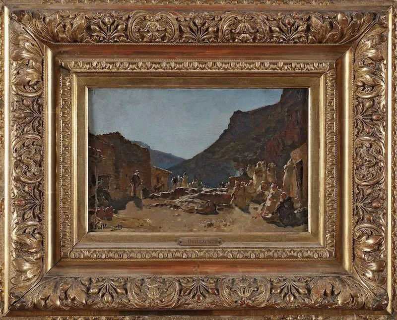 Gustave Achille Guillaumet - The village of Beni-Badel, Algeria