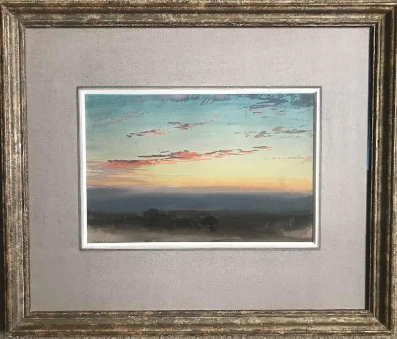 Harry John Johnson - Sunset at Seaford