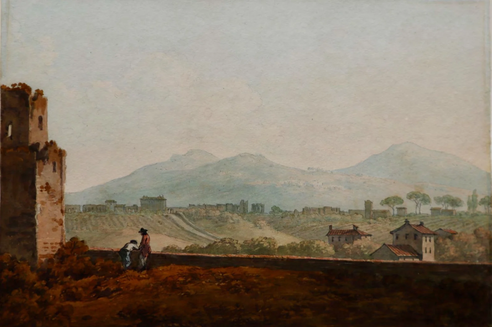 John ‘Warwick’ Smith - View from the Gate of St John Lateran, Rome