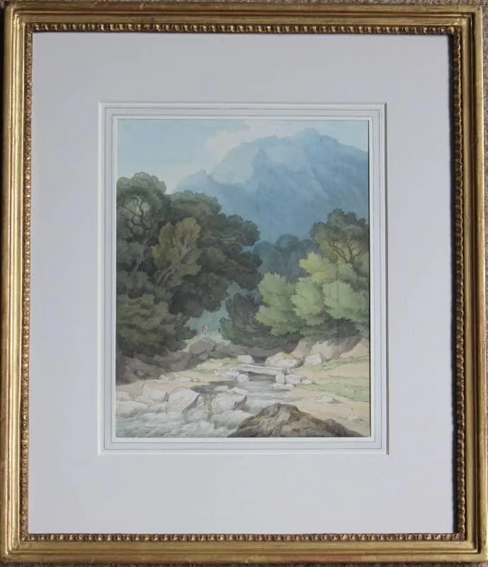 John White Abbott - Downstone Rock from Saugh Mill, Devon