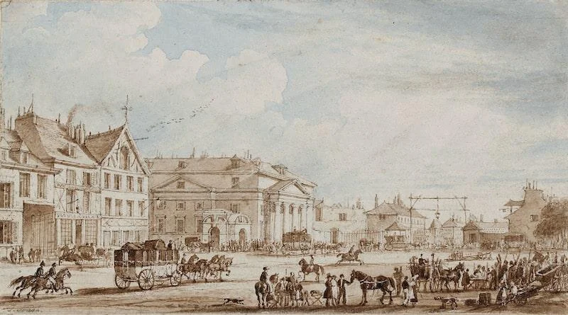 Joseph Nash - Barrière St Denis, Paris