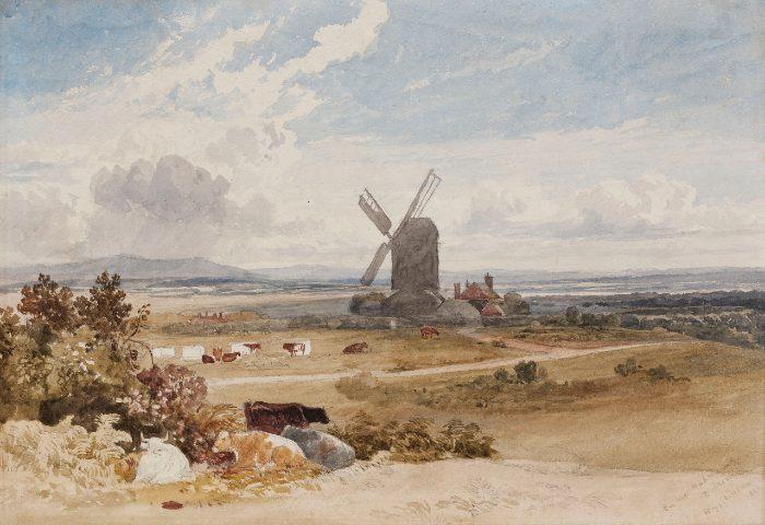 Henry Gastineau, OWS - Mill on the Holmwood near Dorking, Surrey