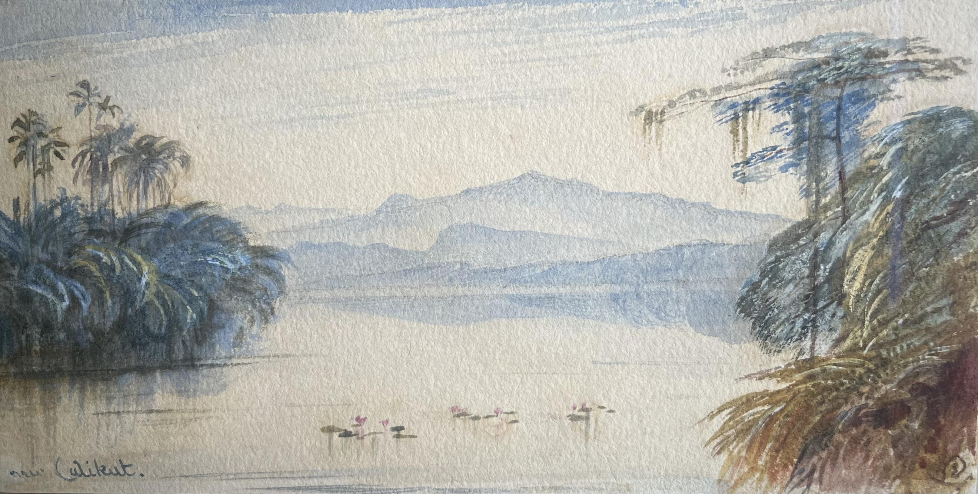 Edward Lear - Near Calikut, India