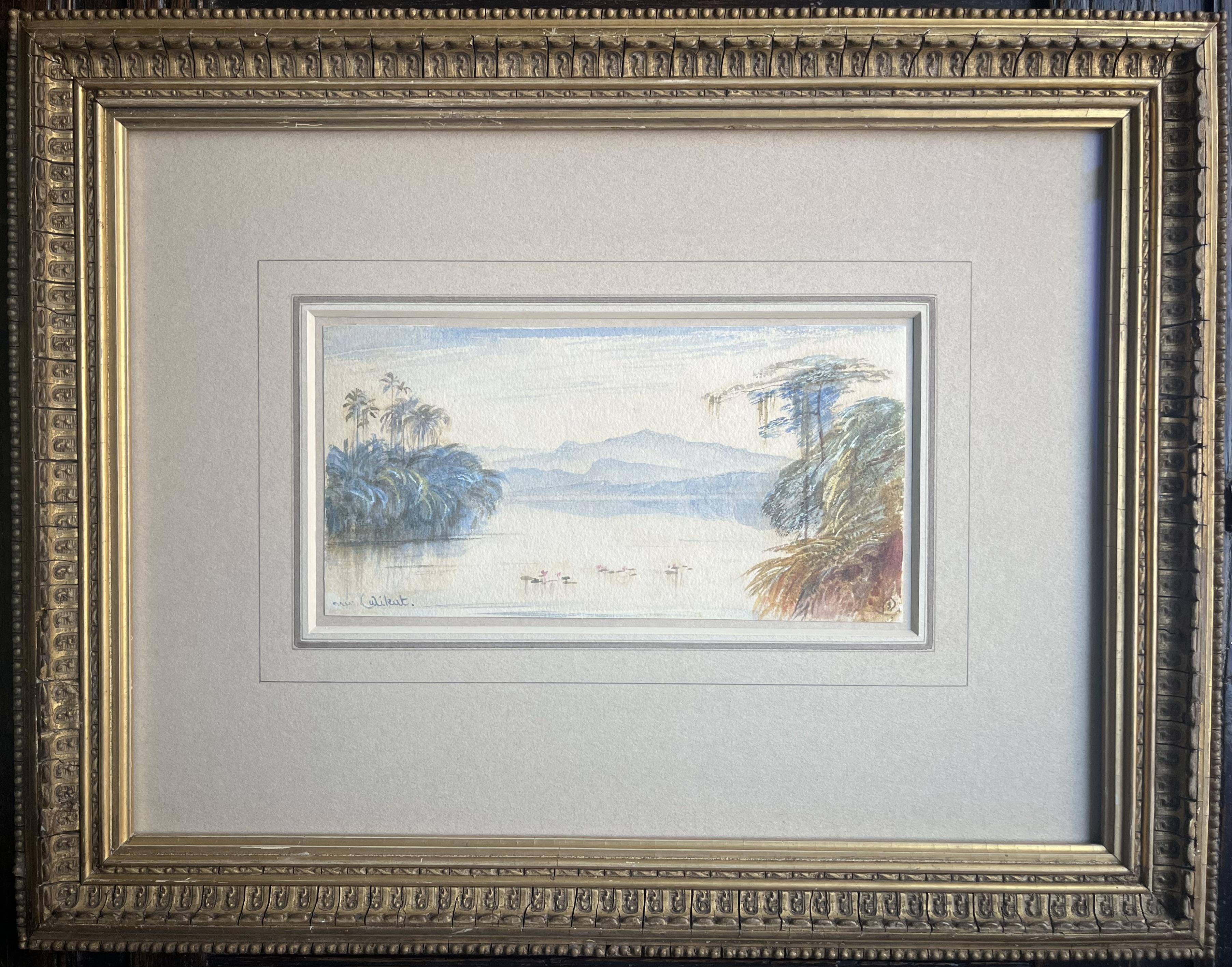 Edward Lear - Near Calikut, India