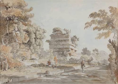 On the Via Appia, 1789