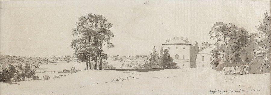 Paul Sandby, R.A. - Oxford from Nuneham House, the seat of the Earl of Harcourt