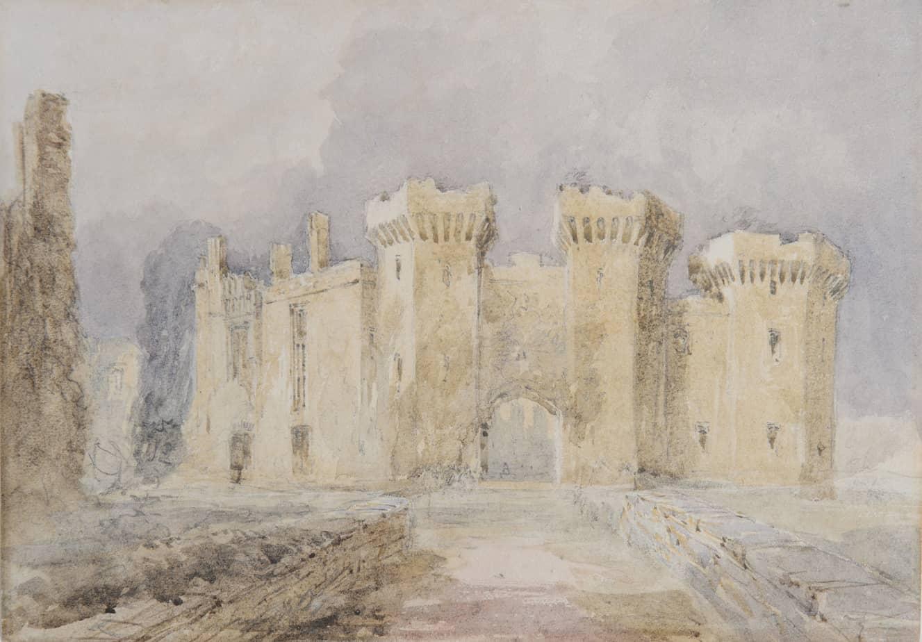 David Cox, RWS - Raglan Castle, Monmouthshire