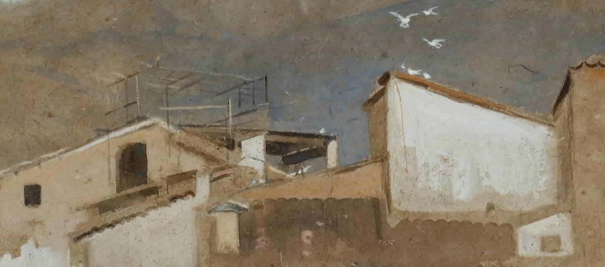 Edwin John Alexander, R.S.A., R.S.W., R.W.S. (Scottish) - Rooftops