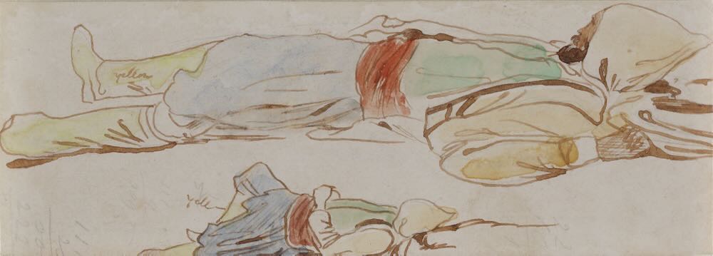 Edward Lear - Sleeping Cretans