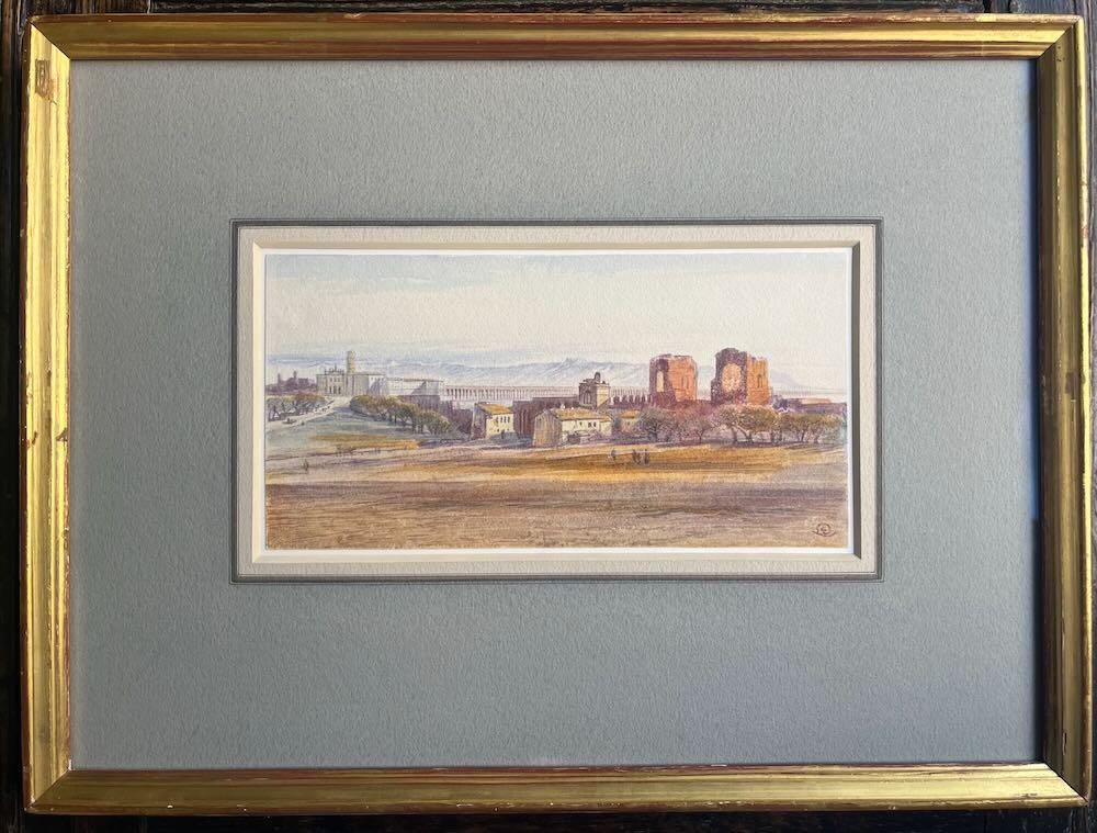 St John Lateran and the Claudian Aqueduct, Rome - Image