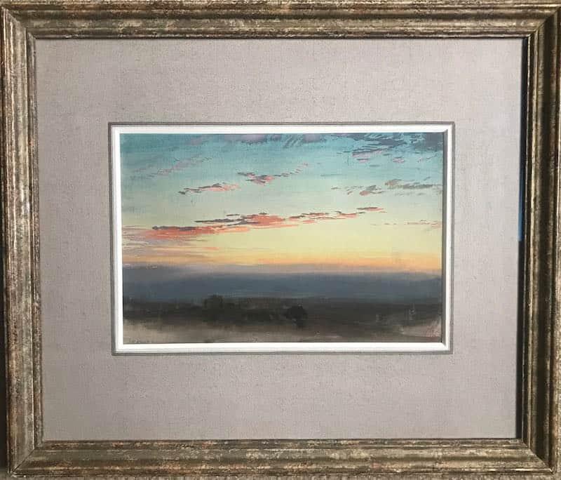 Harry John Johnson - Sunset at Seaford