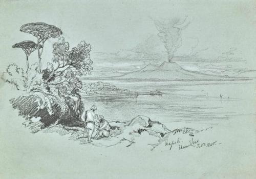 The Bay of Naples with Vesuvius, Italy