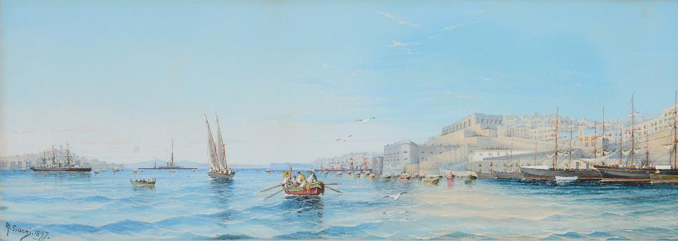 M. ‘Maria’ Gianni (fl.) - The Grand Harbour, Malta