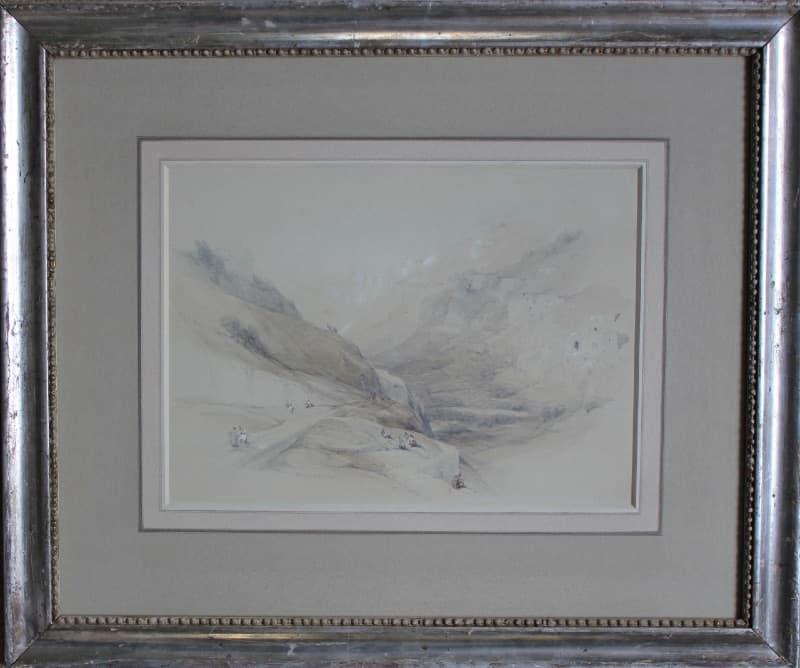 David Roberts, R.A. - The Lower Pool of Siloam, Valley of Jehoshaphat