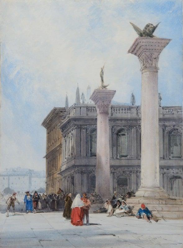 William Callow, RWS - The Piazzetta, Venice