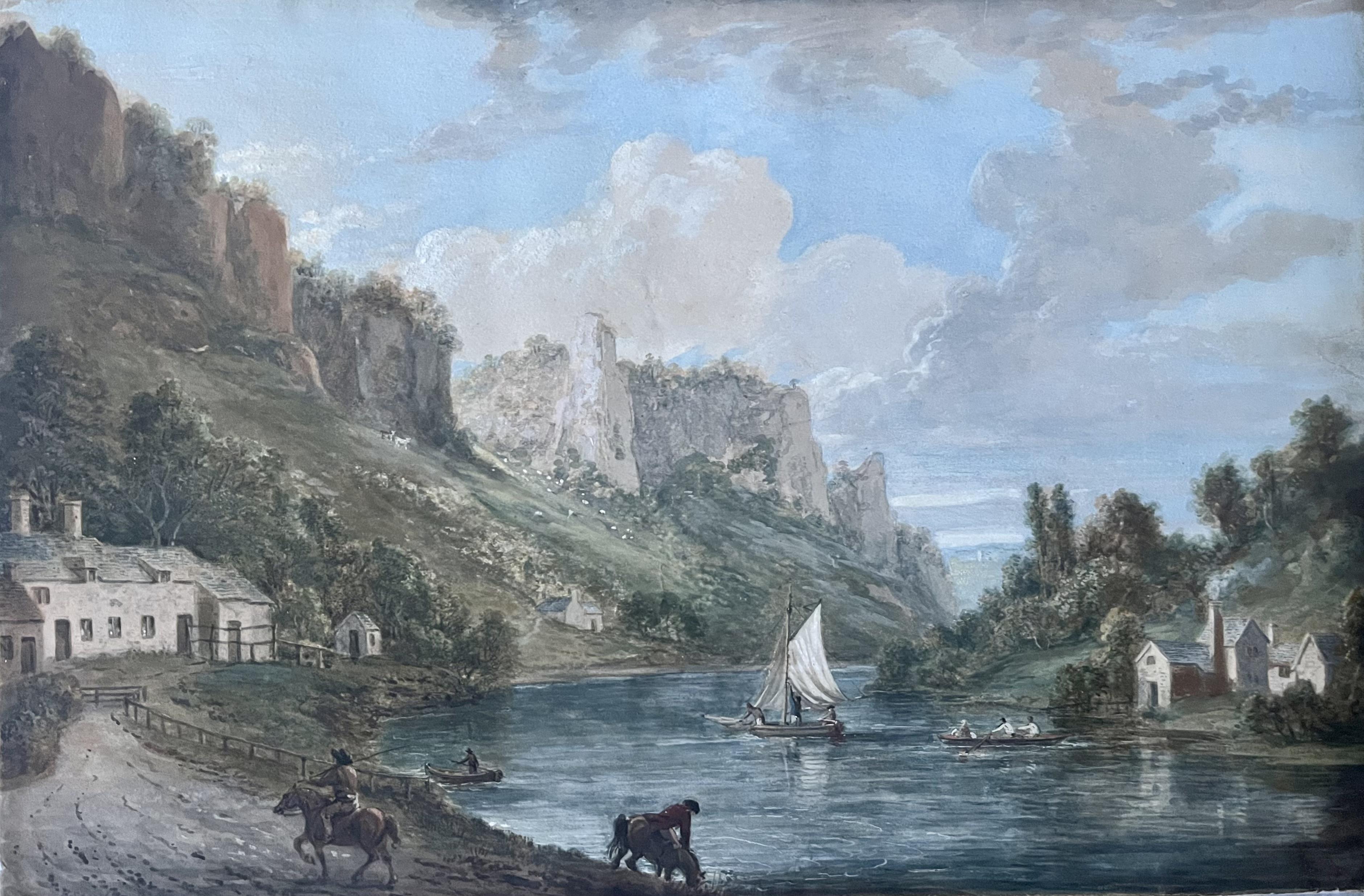 Paul Sandby, R.A. - The River Wye at New Weir, Herefordshire