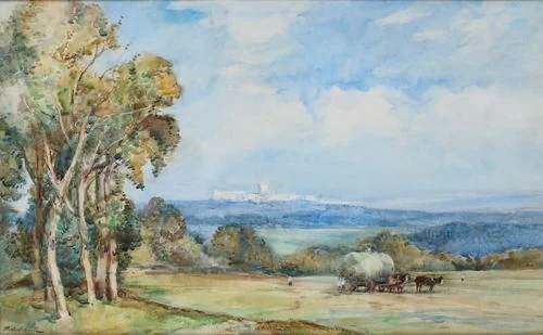 Windsor Castle from Dorney Common