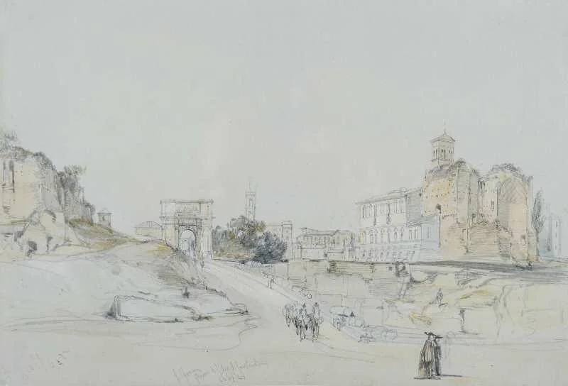 William Callow, RWS - The Forum, Rome