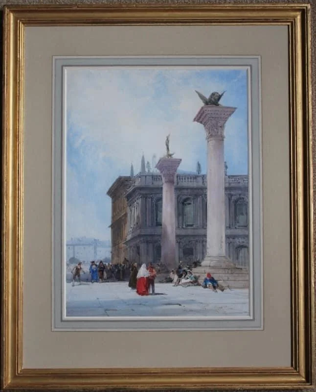 William Callow, RWS - The Piazzetta, Venice