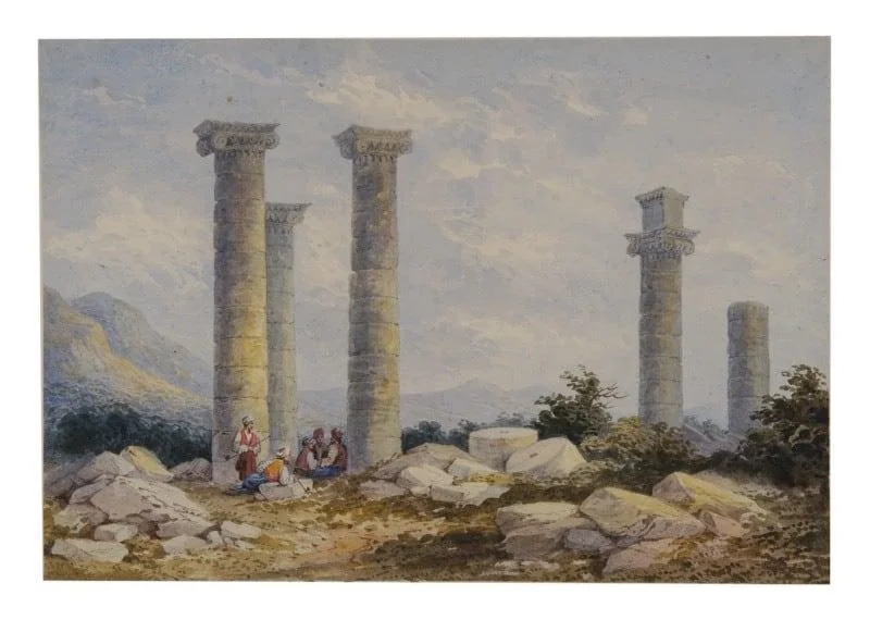 William Page - Temple of Cybele, Sardis