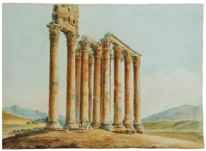 William Page - Temple of Olympian Zeus, Athens