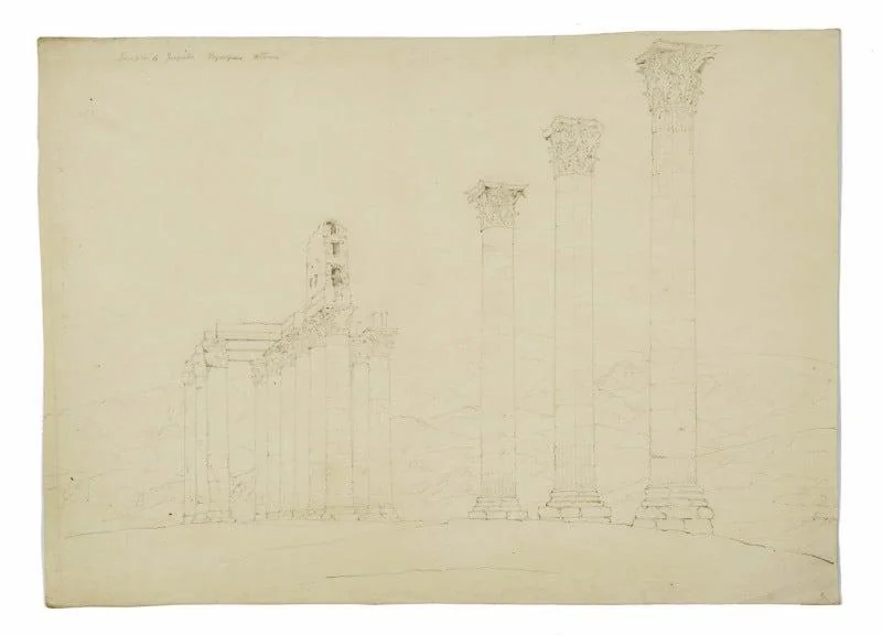 William Page - Temple of Olympian Zeus, Athens