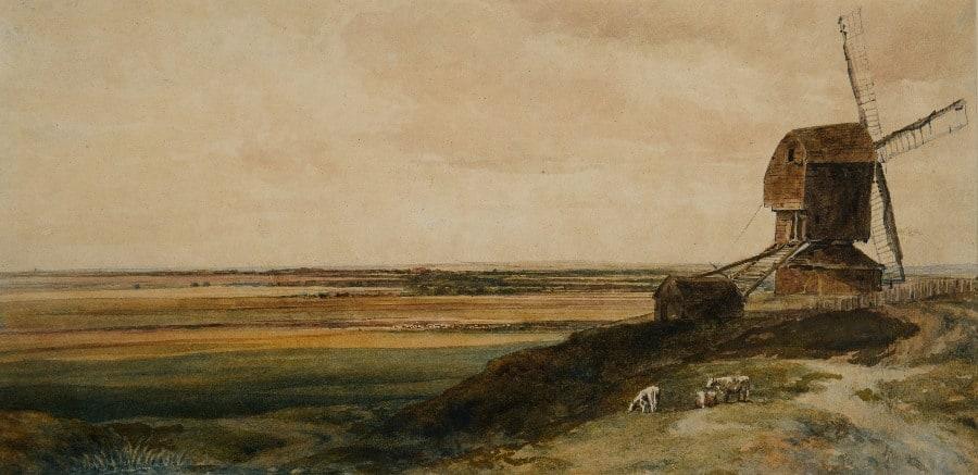 Peter de Wint - Yardley Mill, Lincolnshire