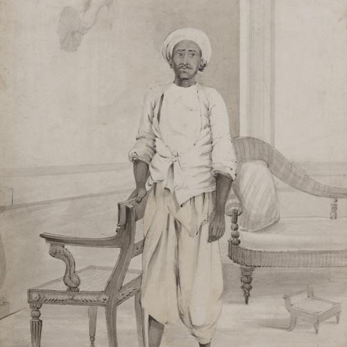 A pair of pictures sold together