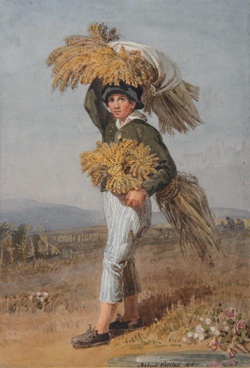 Joshua Cristall - A Sussex gleaner