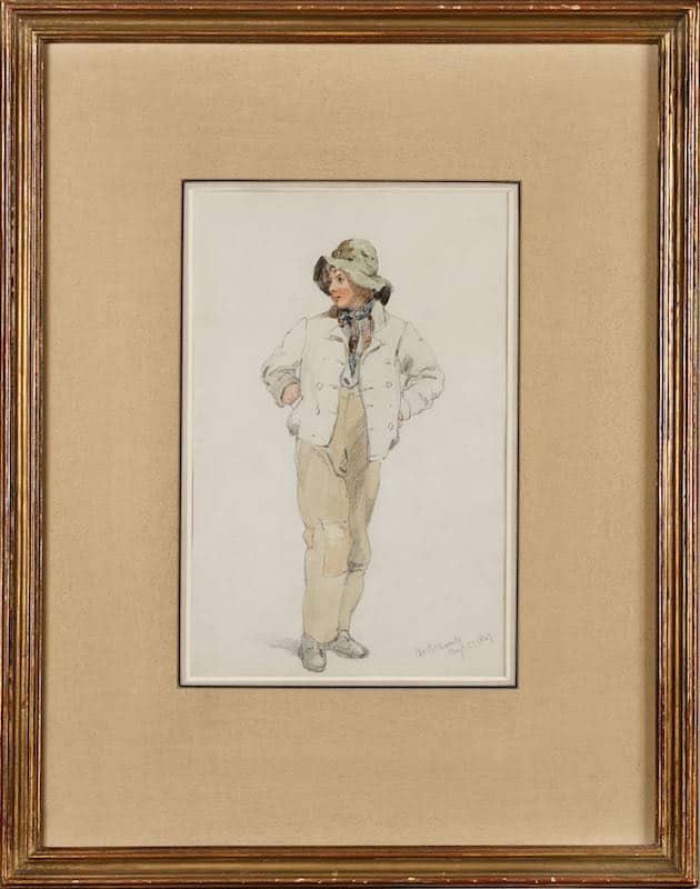 Henry Perlee Parker - A young fisherman, Cullercoats, 1847
