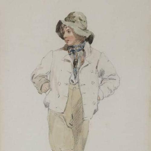 A young fisherman, Cullercoats, 1847