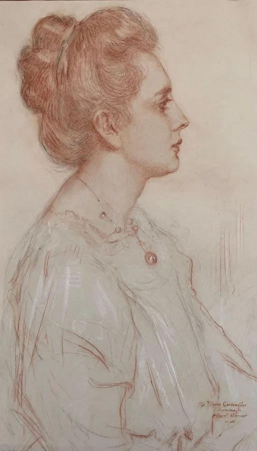 Albert Edward Sterner - Hommage to Fitzroy Carrington – portrait of Charlotte Carrington