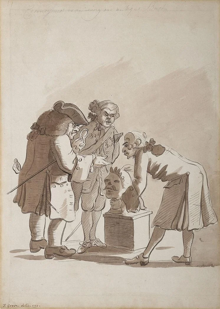 Francis Grose - Connoisseurs examining an antique bust