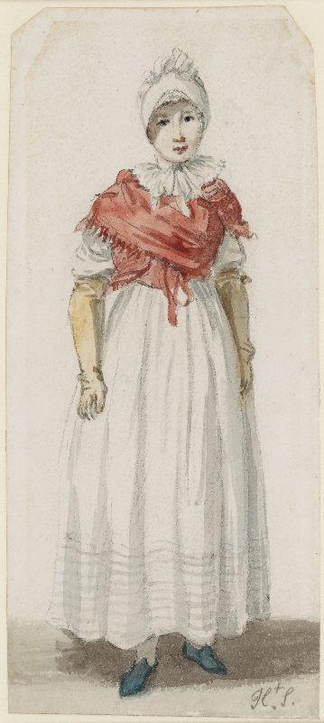 Paul Sandby, R.A. - Harriet Mary Sandby, the artist’s niece and daughter-in-law