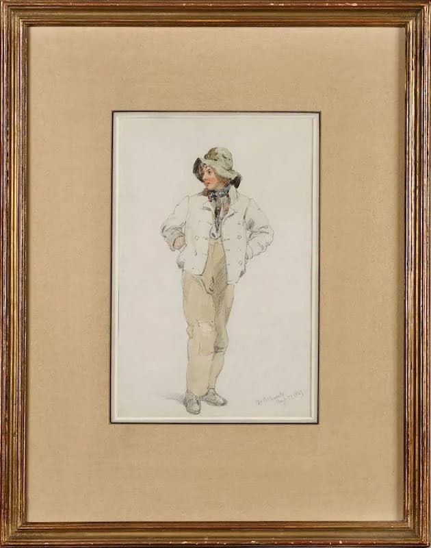 Henry Perlee Parker - A young fisherman, Cullercoats, 1847
