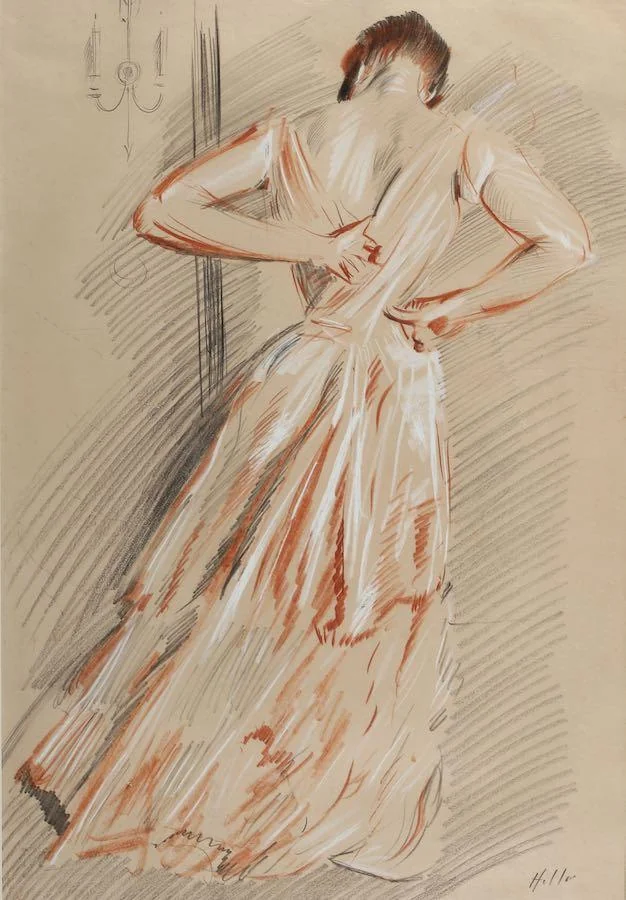 Paul-César Helleu - Alice Helleu à sa toilette
